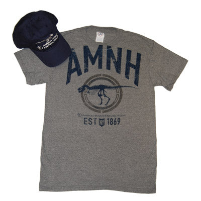 AMNH Men's Cap and Tee Combo