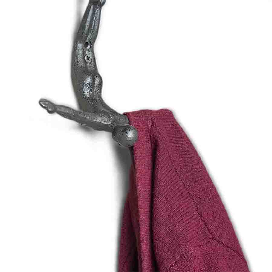 Diving Man Coat Hook