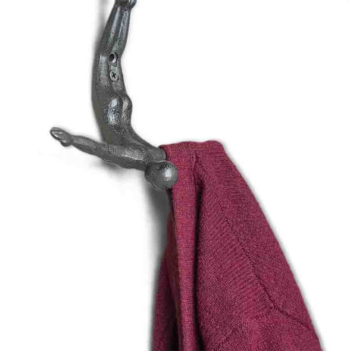 Diving Man Coat Hook
