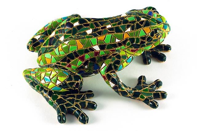 Green Mosaic Frog