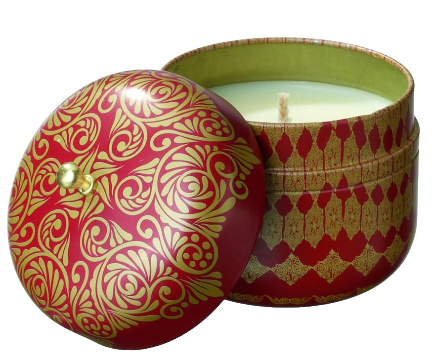 Soyveda Vintage Travel Tin Candles