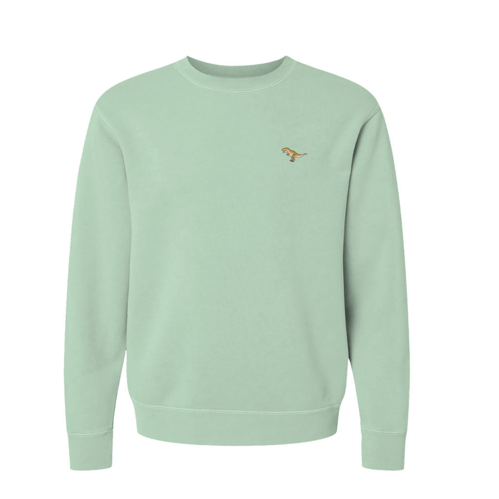 Youth Apple Green Dino Sweatshirt