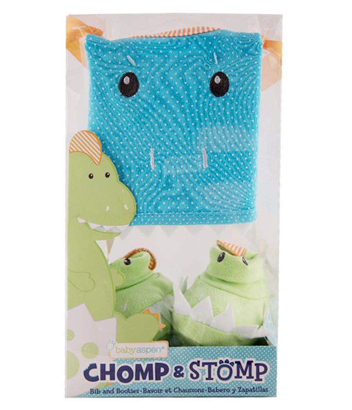 Infant Chomp Stomp Bib & Socks