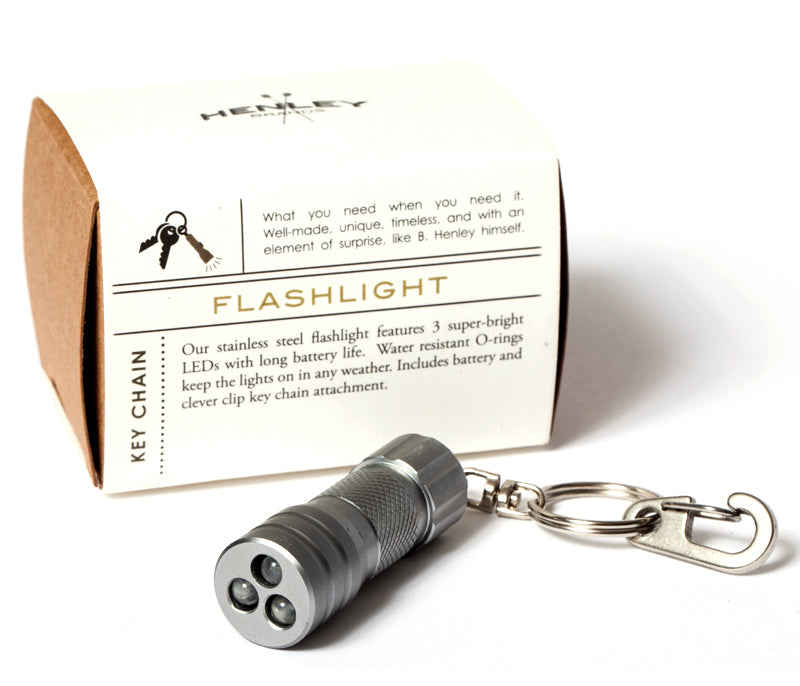 Henley Brands Flashlight Key Chain