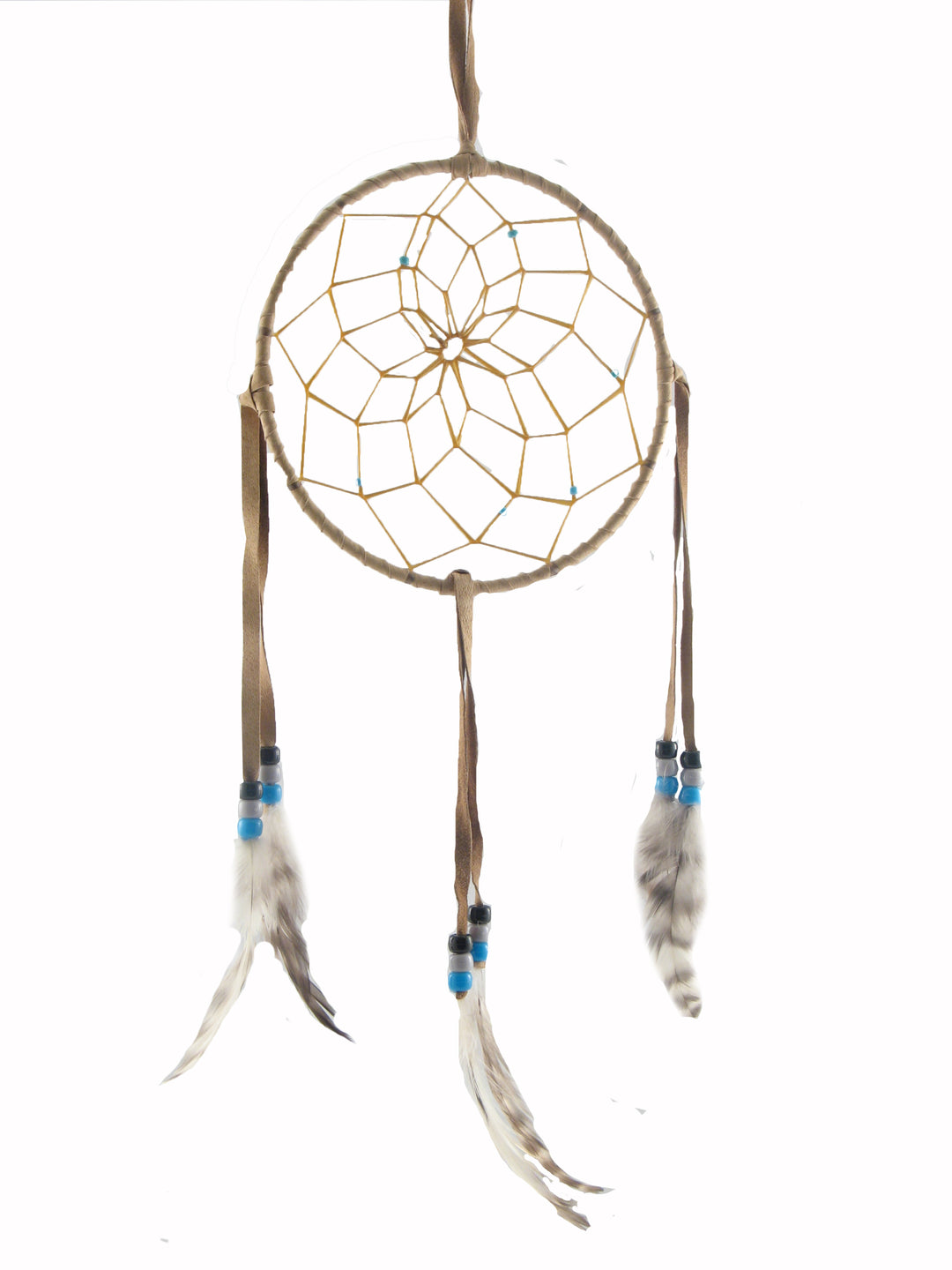 Handmade Native American Dreamcatcher Closeup