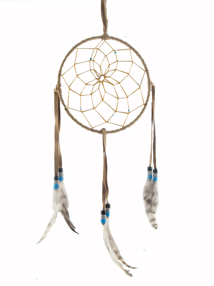 Handmade Native American Dreamcatcher Closeup