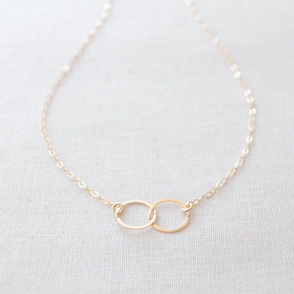 Double Circle Necklace