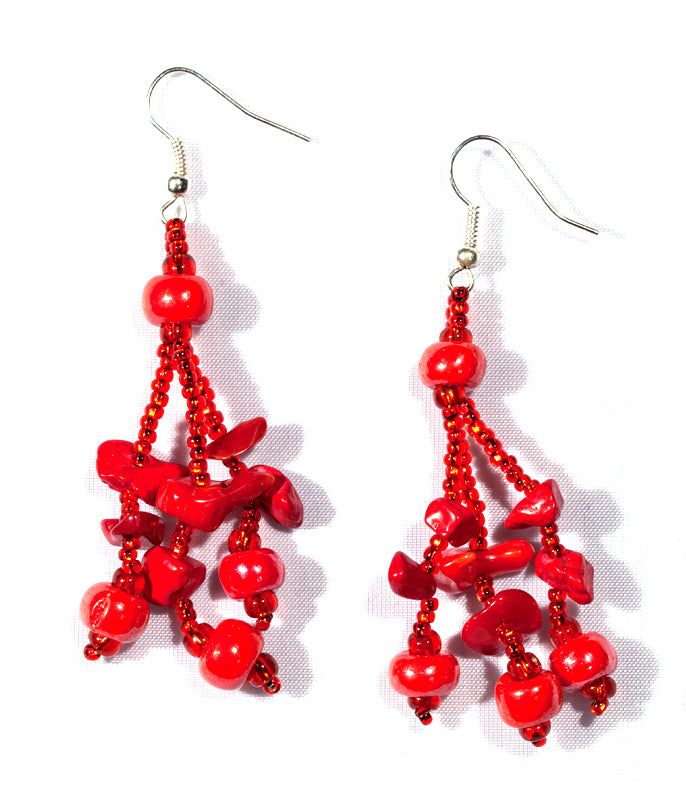Assorted Luzy Fair Trade Beaded Earrings