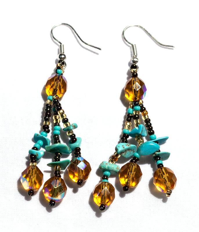 Assorted Luzy Fair Trade Beaded Earrings
