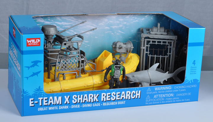 E Team X Shark Research Play Set