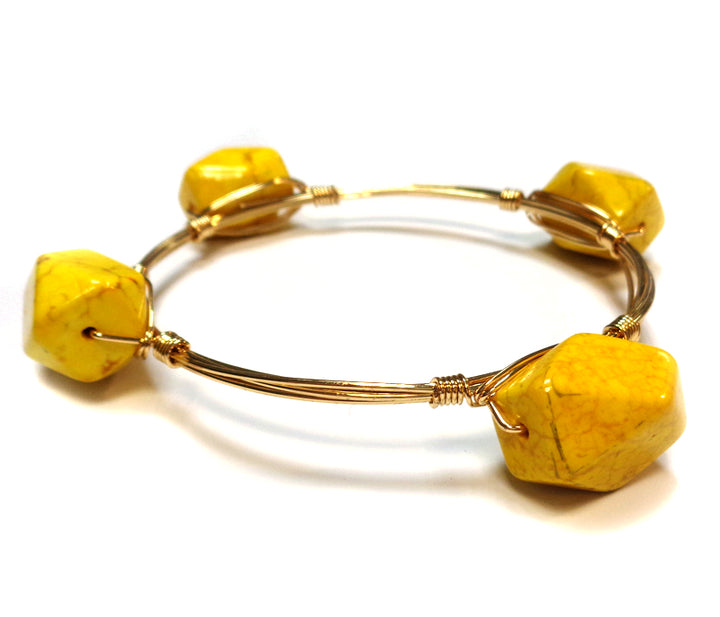 Dyed Agate and Pearl Bracelets