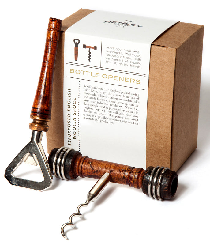 Henley Brands English Spool Bottle Opener