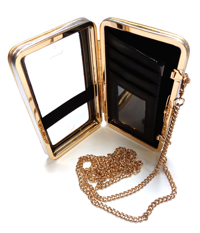 Black Vegan Leather Santana Wallet