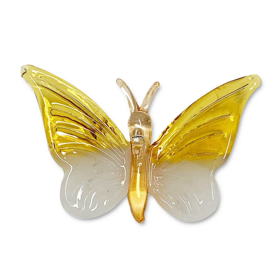 Blown Glass Butterfly Ornament