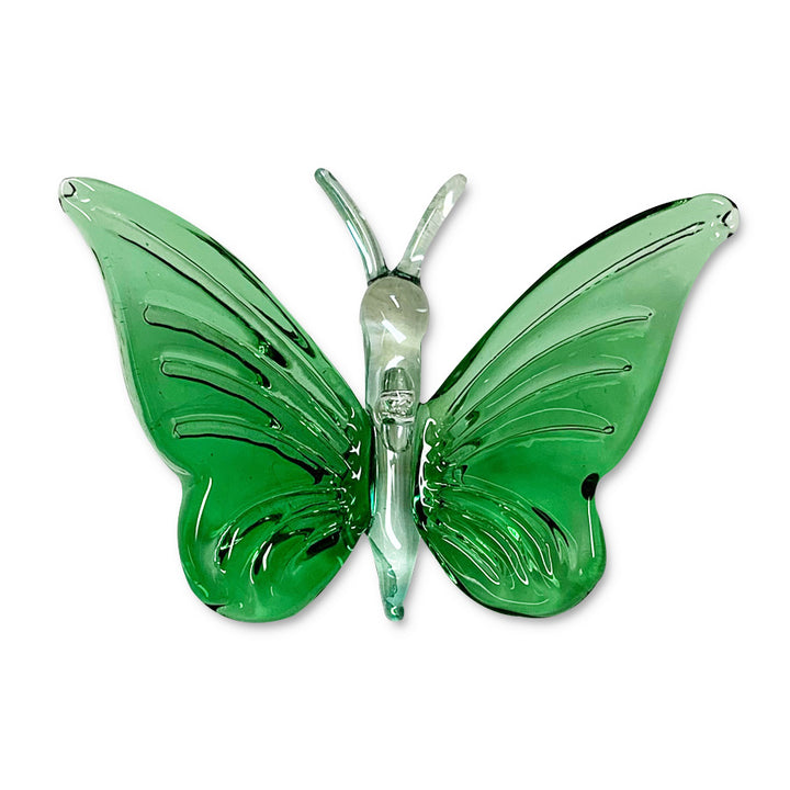 Blown Glass Butterfly Ornament