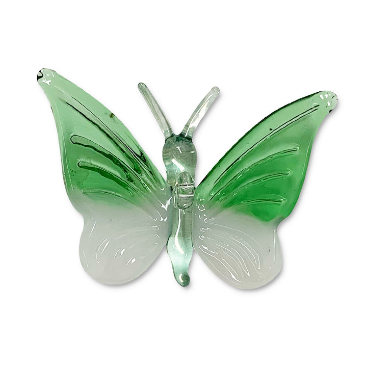 Blown Glass Butterfly Ornament