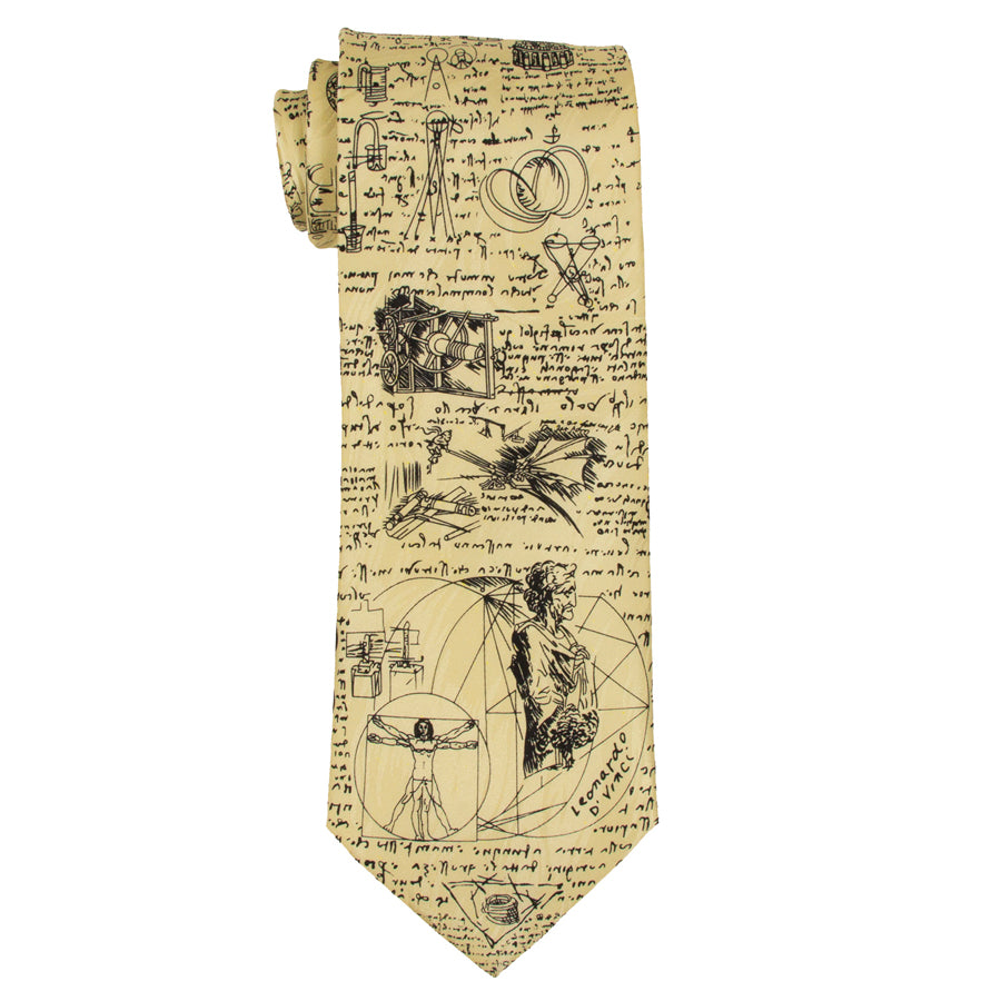 Da Vinci Drawings Tie