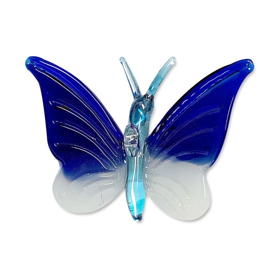 Blown Glass Butterfly Ornament