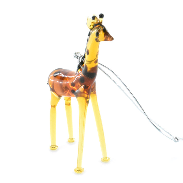 Glass Giraffe Ornament