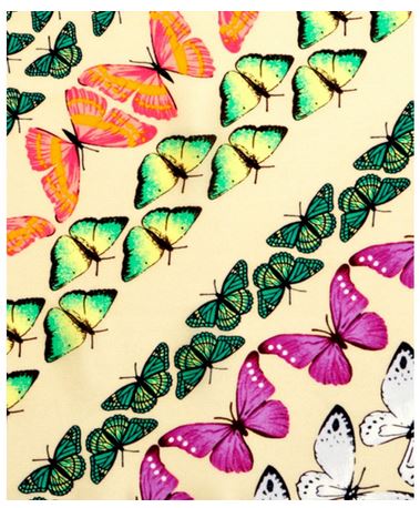 Butterfly Kaleidoscope Silk Scarf