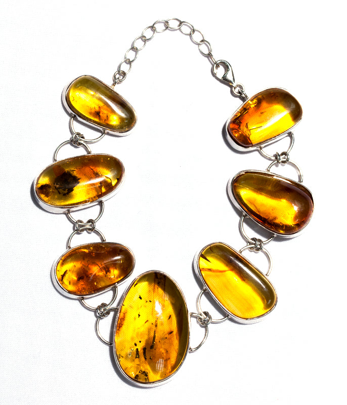 Amber Insect Bracelet