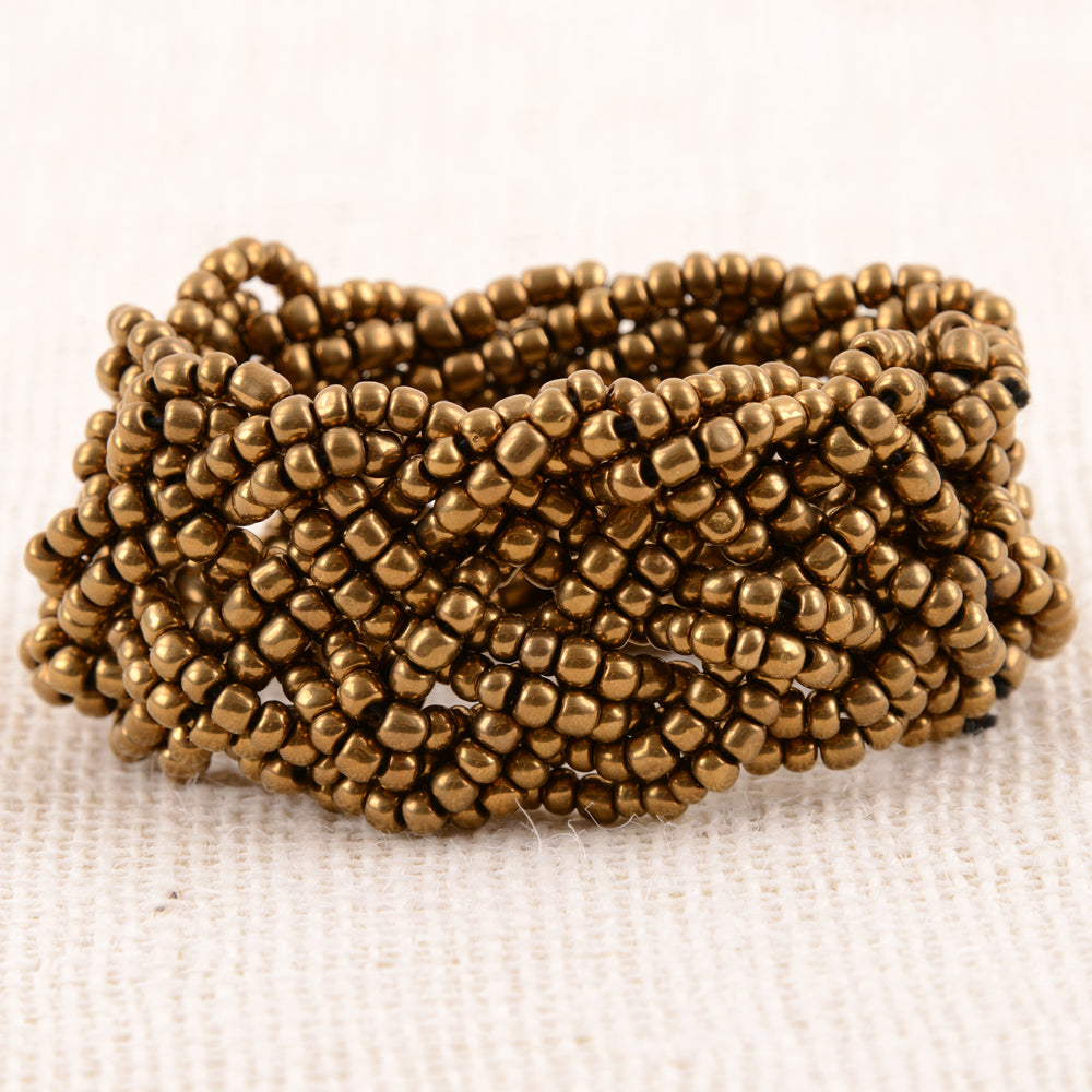 Woven Beaded Bracelet