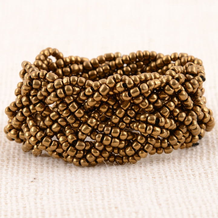 Woven Beaded Bracelet