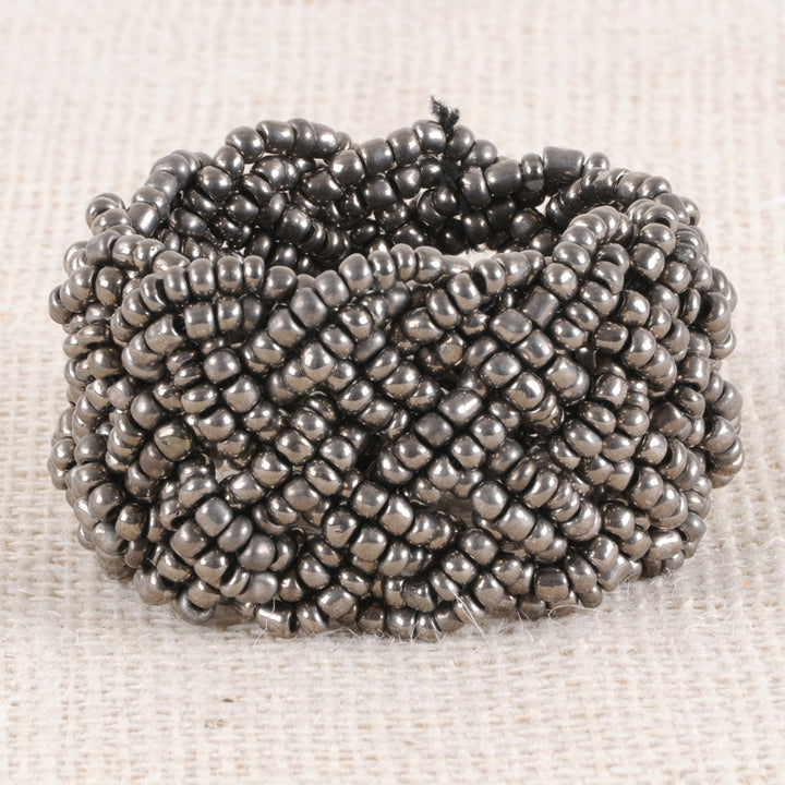 Woven Beaded Bracelet