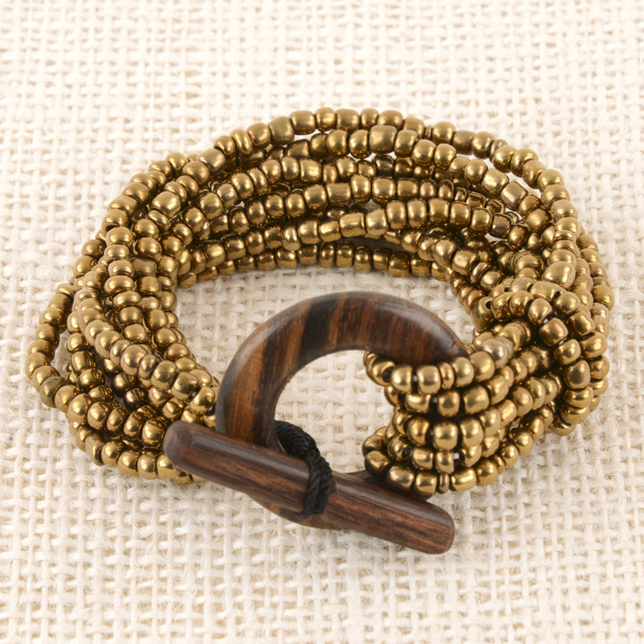 Toggle Beaded Bracelet