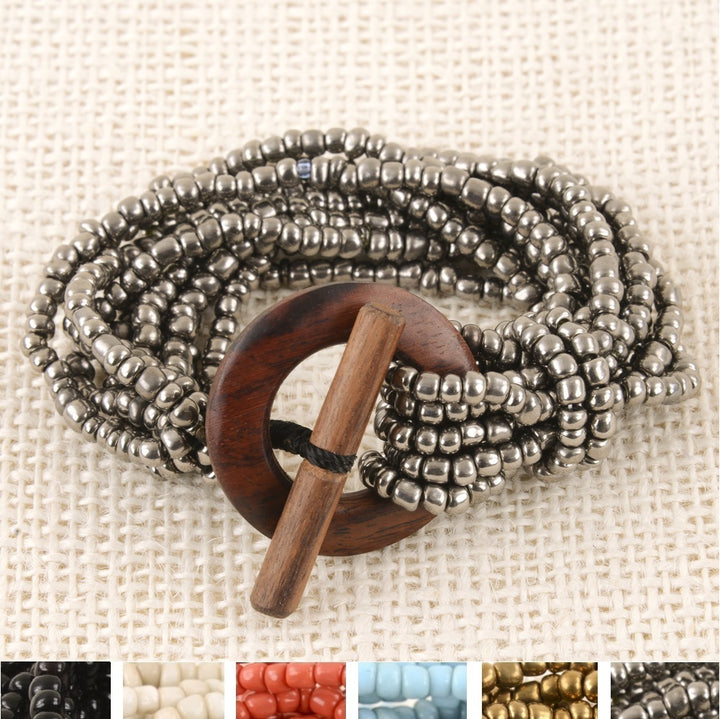 Toggle Beaded Bracelet