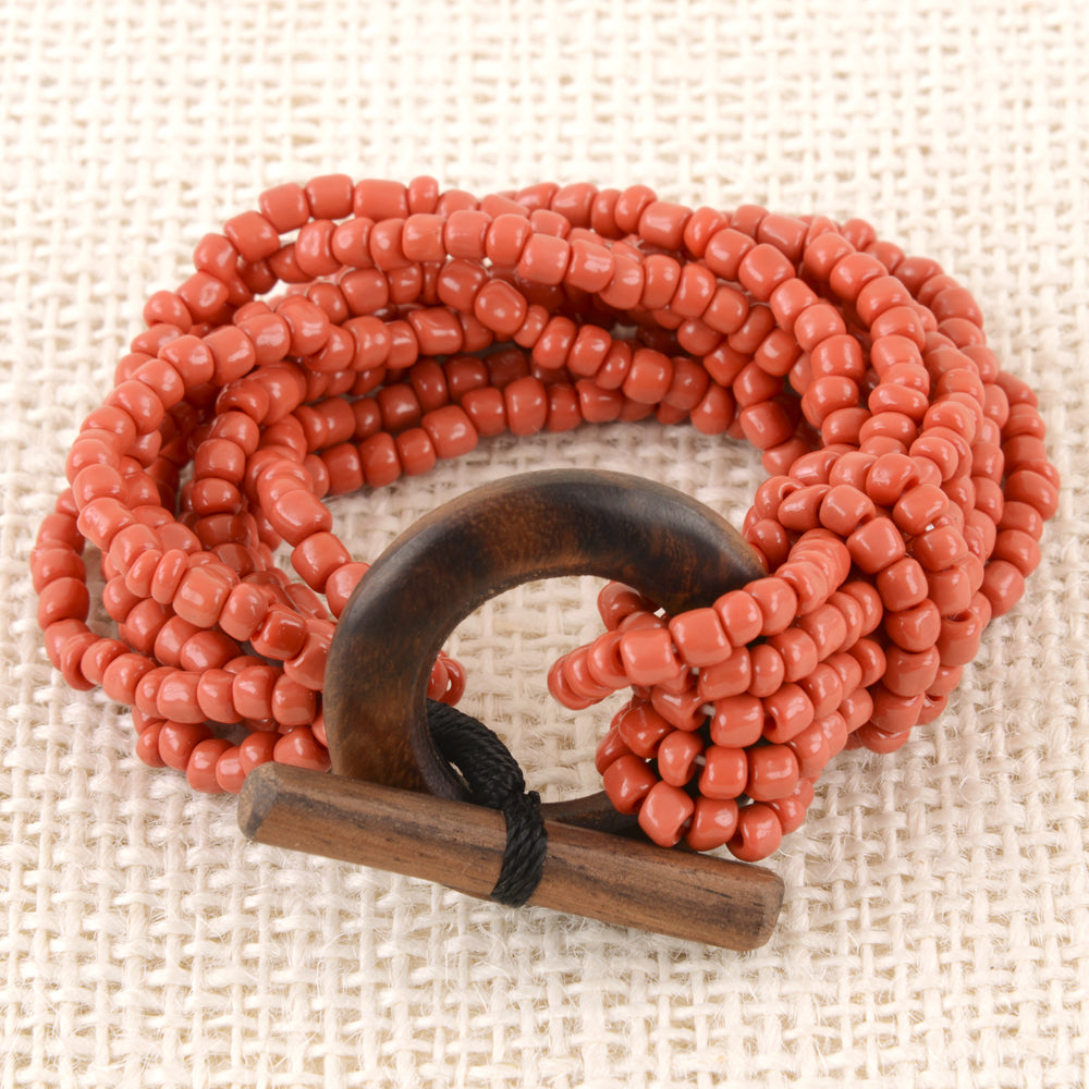 Toggle Beaded Bracelet