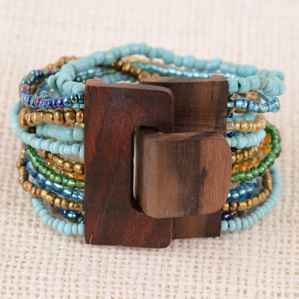 Beaded Buckle Cuff