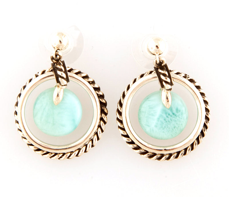 Larimar Ciro Necklace & Earring Set