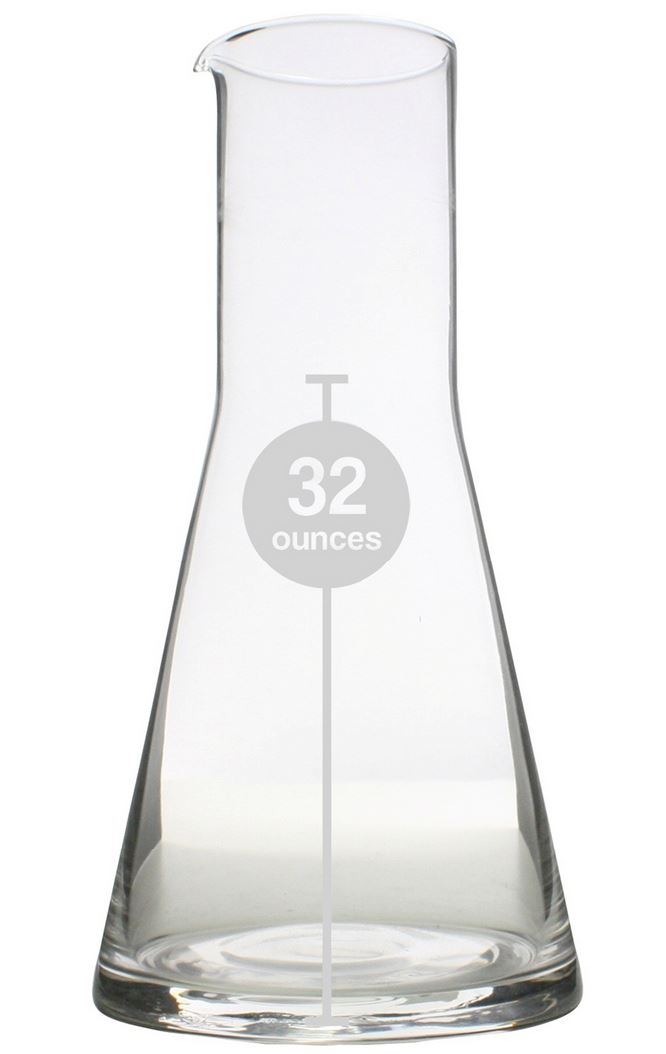 Erlenmeyer Glass Flask Vases