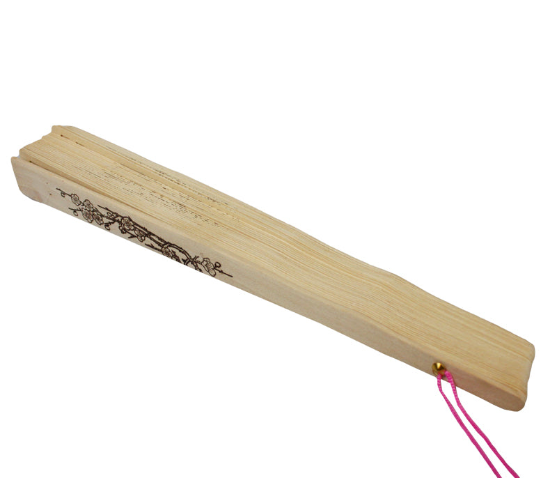 Sandalwood Dragon Fan