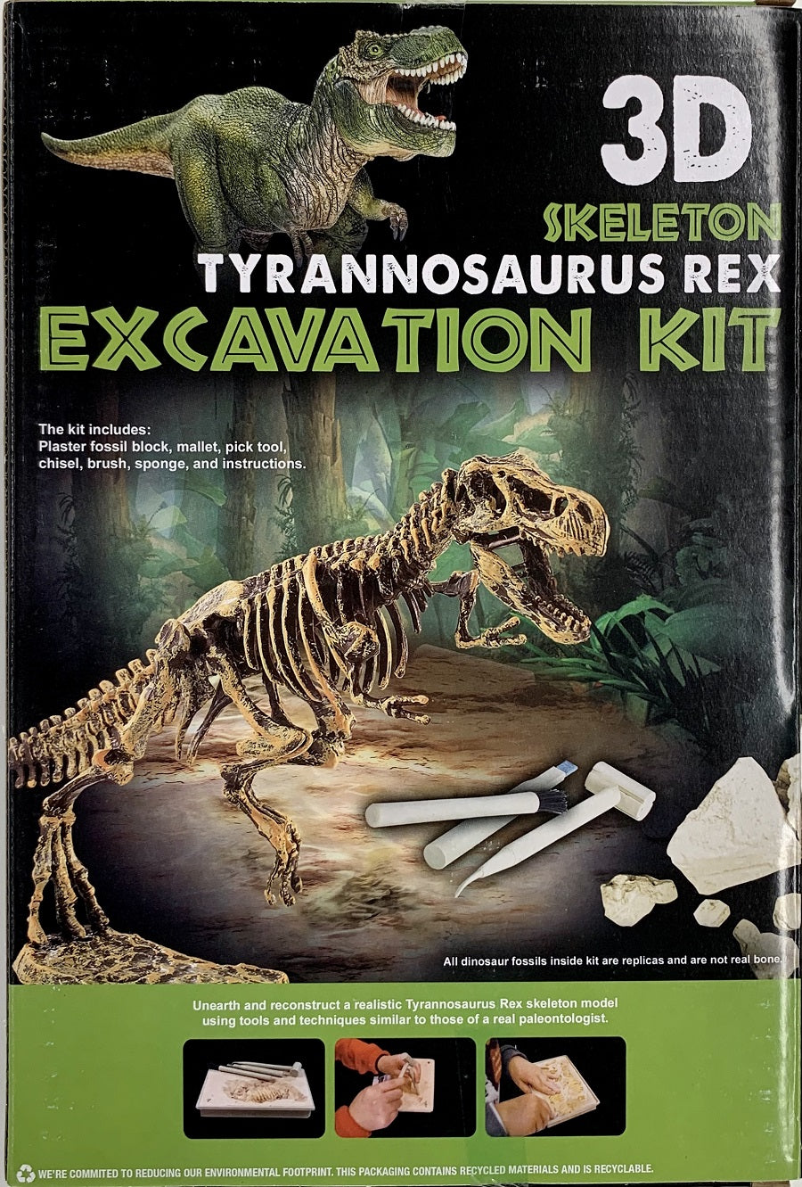 3-D Skeleton Tyrannosaurus Rex Excavation Kit