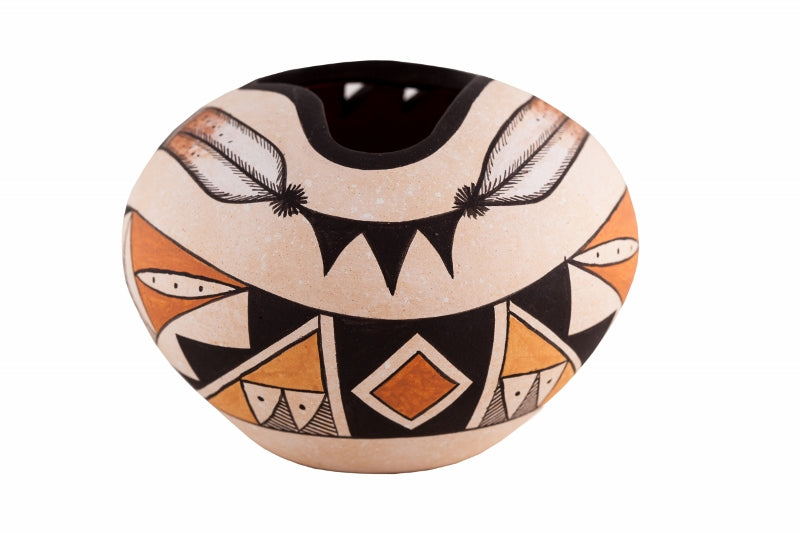 Westly Begaye Bear Seed Pot