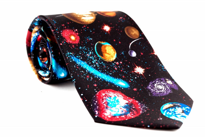 Solar System Silk Tie