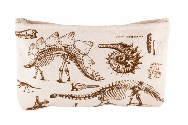 Fossil Canvas Zipper Pouch
