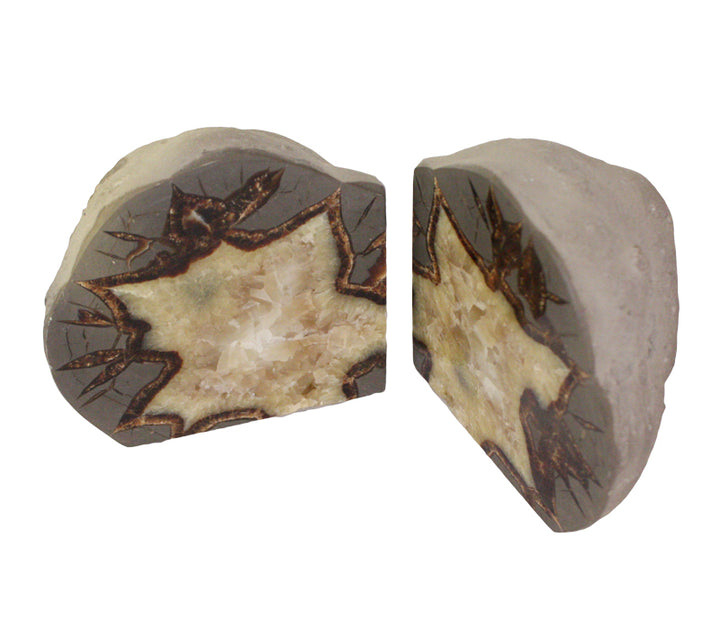 Septarian Bookends