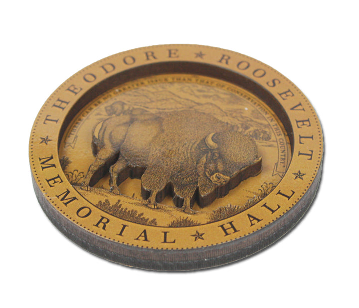 Theodore Roosevelt Bison Magnet