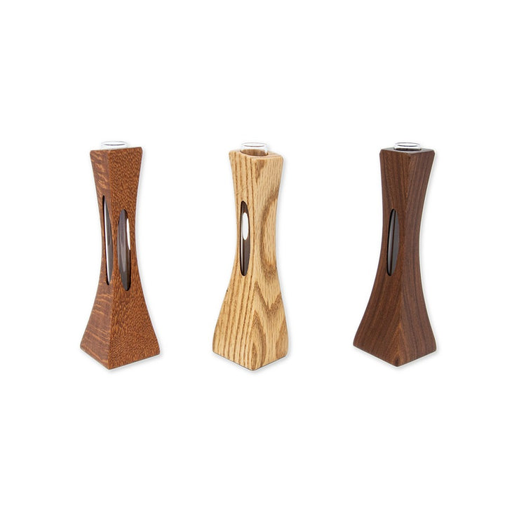 Large Wood Bud Vase, Assorted