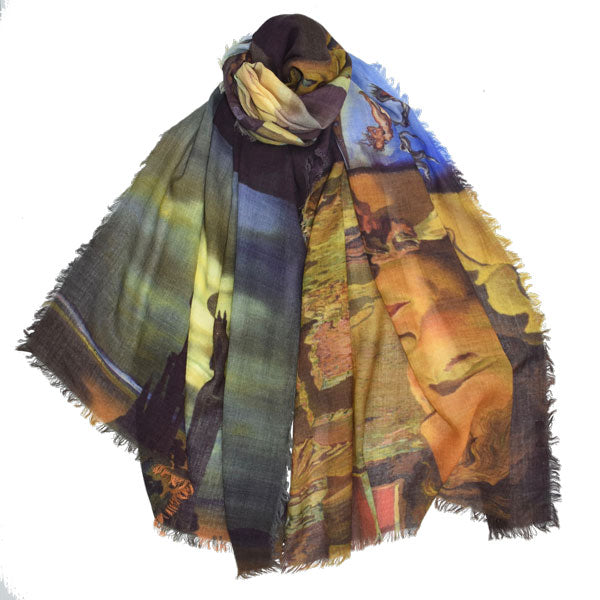 Salvador Dali Silk Scarf
