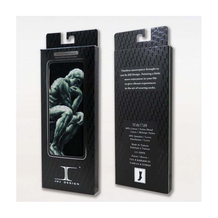 Auguste Rodin, The Thinker, Socks