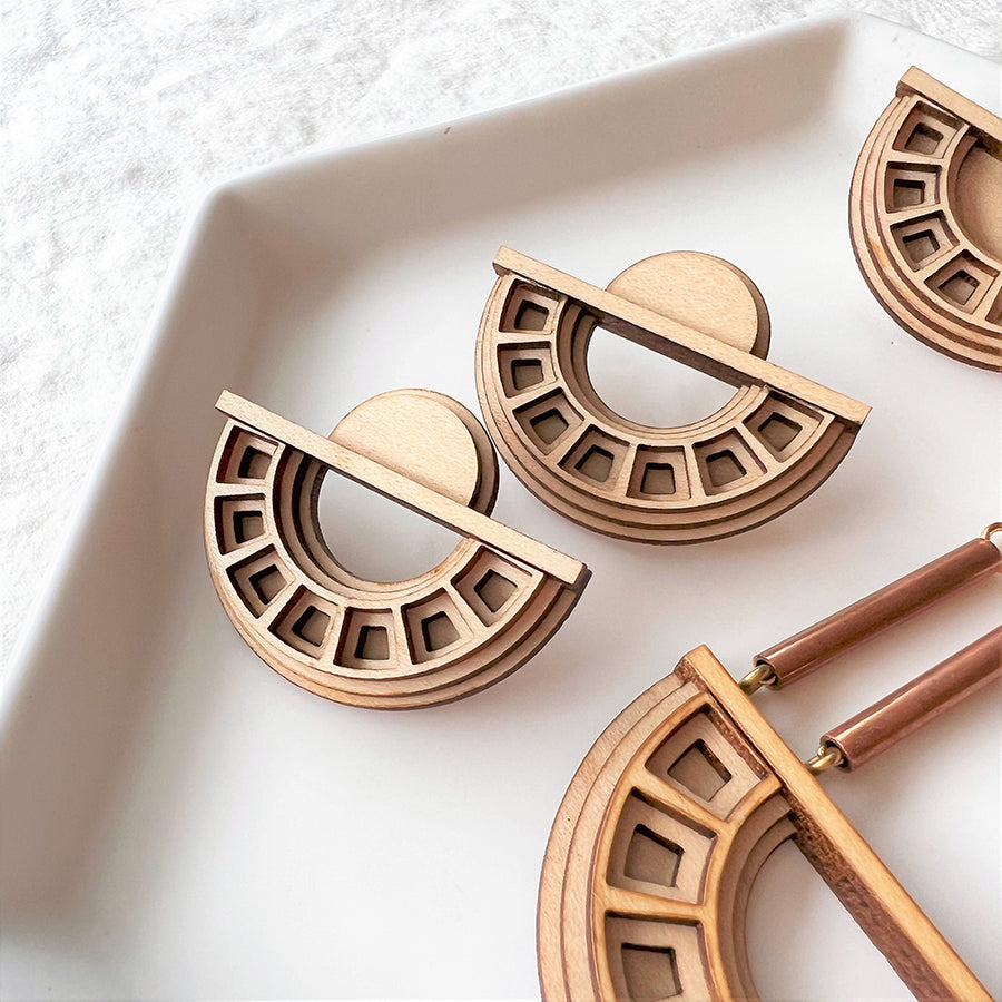 Inspired by National Gallery of Art West Building, Earrings