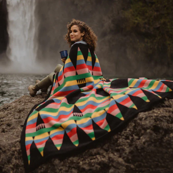 Ribbons Wool Blanket