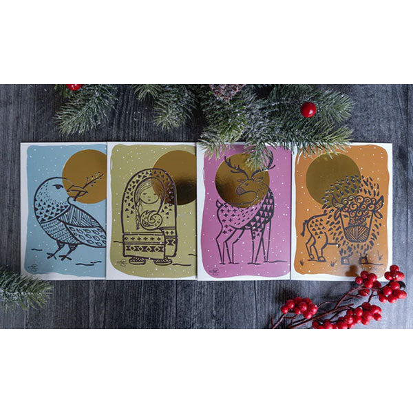 Snowfall Note Card Set