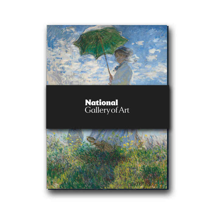Monet, Woman with a Parasol Leather Notebook