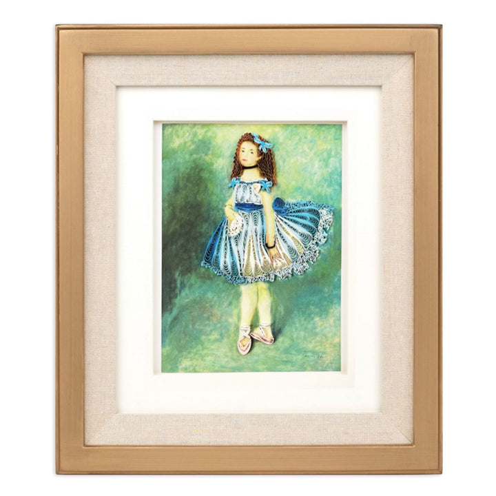 Auguste Renoir, The Dancer, Framed Quilled Art