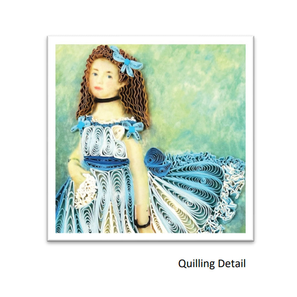 Auguste Renoir, The Dancer, Framed Quilled Art